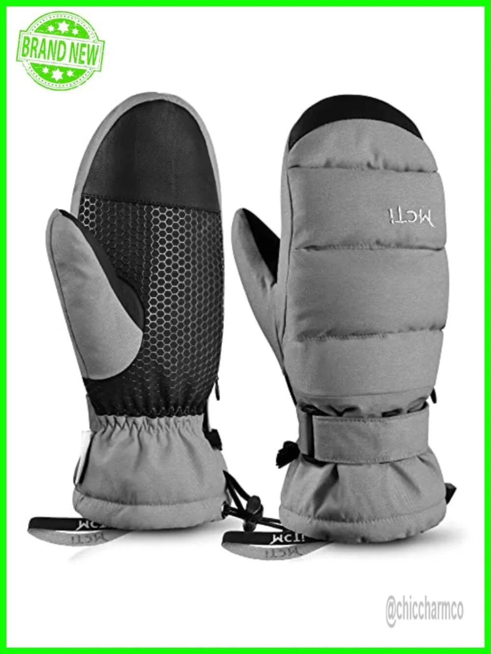 Waterproof Ski Mittens Women Winter Snow Gloves Thinsulate Touchscreen